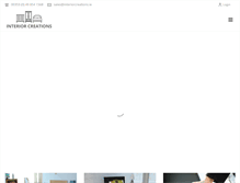 Tablet Screenshot of interiorcreations.ie